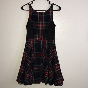 plaid dress